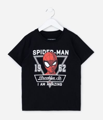 Remera Infantil con Estampa y Lettering  Spider Man - Talle 4 a 12 años 1