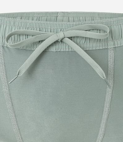 Bermuda Deportiva con Short de Compresión y Lettering 9