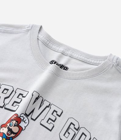 Remera Infantil con Estampa Super Mario Nintendo - Talle 4 a 10 años 4