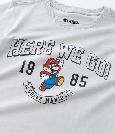 Remera Infantil con Estampa Super Mario Nintendo - Talle 4 a 10 años 5
