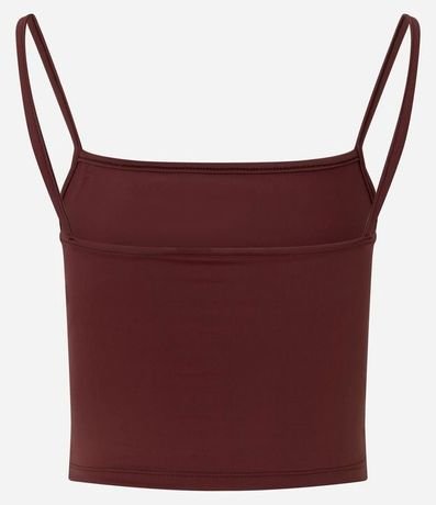 Top Cropped de Poliamida con Breteles Finos 5