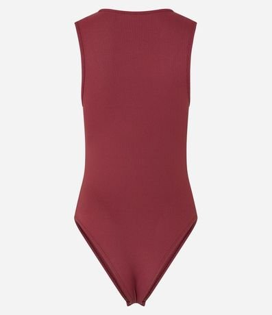 Body Básico en Rib con Cuello Halter 9