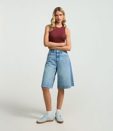 Body Básico en Rib con Cuello Halter 2