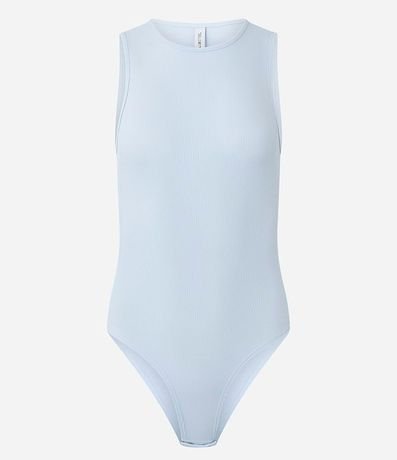 Body Básico en Rib con Cuello Halter 4