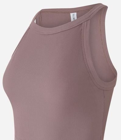 Blusa en Rib con Cuello Halter 6