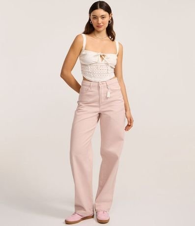 Blusa Top con Detalle de Lazo Cutout y Texturizada 2