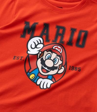 Remera Infantil con Estampa Mario de Nintendo - Talle 4 a 10 años 5