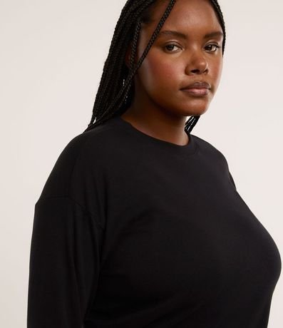 Blusa en Rib sin Sisa con Cuello Redondo Curve & Plus Size 2