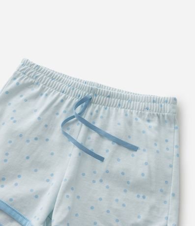 Pijama Corto Infantil con Estampa de Lunares y Carpincho - Talle 2 a 6 años 6