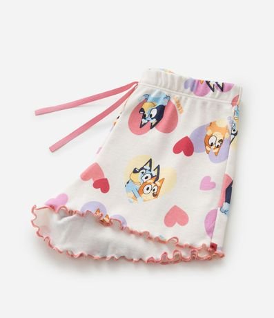 Pijama Infantil con Estampa Bluey y Bingo con Corazones - Talle 3 a 8 años 12