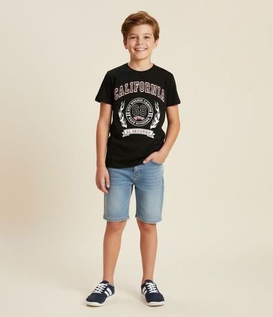 Remera Infantil con Estampa California 68 Hot Wheels - Talle 4 a 10 años