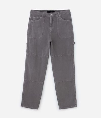 Pantalón Baggy en Sarga Marmorizada 4