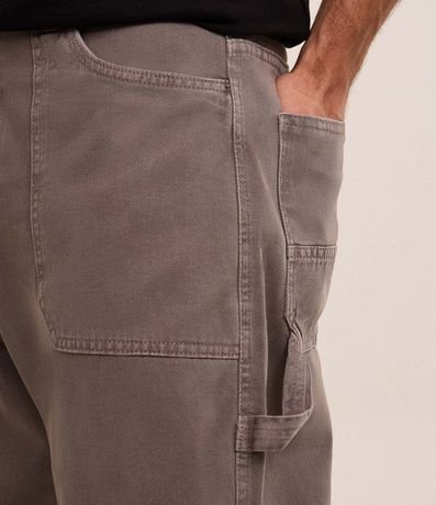 Pantalón Baggy en Sarga Marmorizada 3
