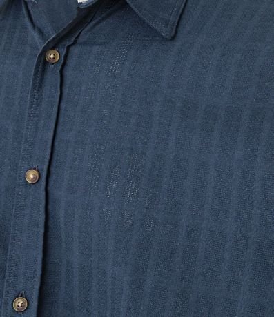 Camisa Comfort en Algodón con Textura Maquinetada 7