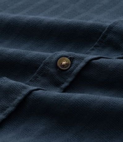 Camisa Comfort en Algodón con Textura Maquinetada 10