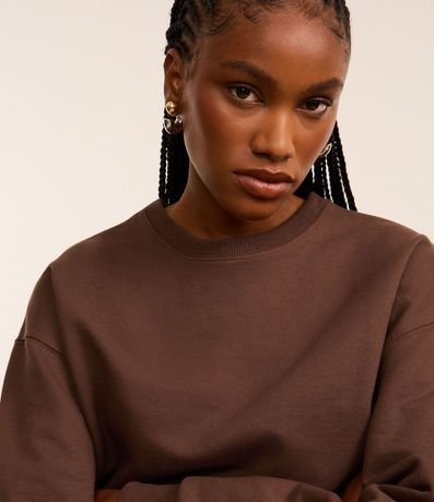 Saco Cerrado Oversized en Algodón con Felpa 3