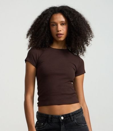 Blusa Básica Justa y Alargada en Rib 3