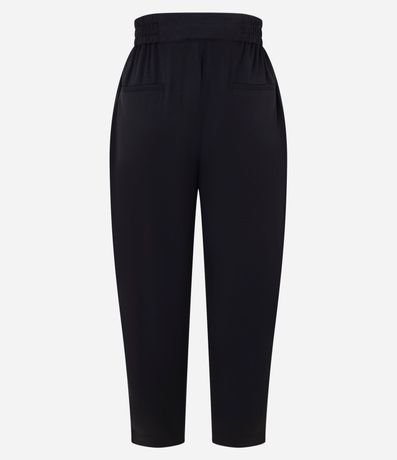 Pantalón Carrot Cintura Alta con Elástico Lateral 2