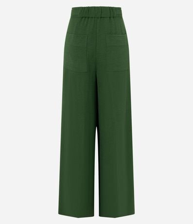 Pantalón Wide Leg en Airflow con Cinturón y Hebilla 3