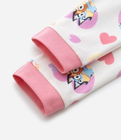 Pijama Infantil con Estampa Bluey y Bingo - Talle 3 a 8  Anos 8