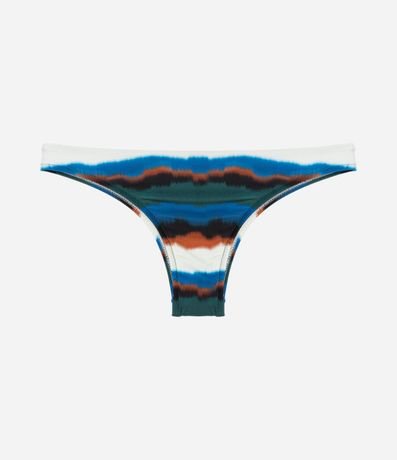 Bikini Bombacha Básica en Microfibra con Estampa Aquarelada 5