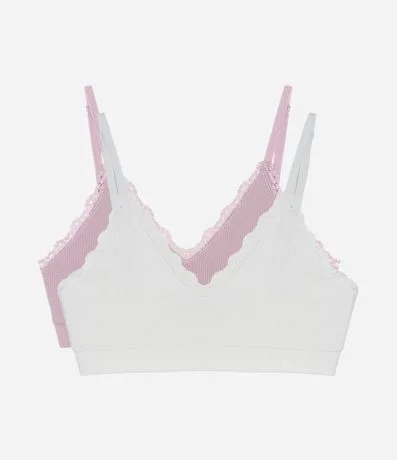 Kit 02 Sutiãs Seamless Sin Copa y Sin Aro 1