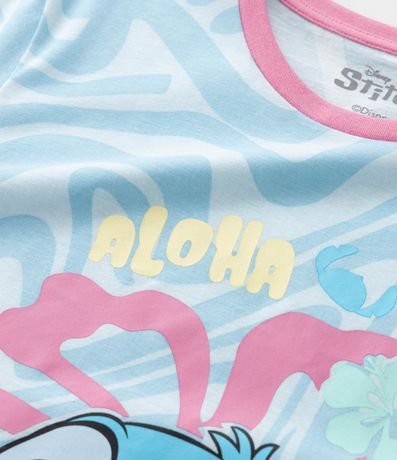 Camisón Infantil con Estampa de Stitch - Talle 5 a 14 años 5