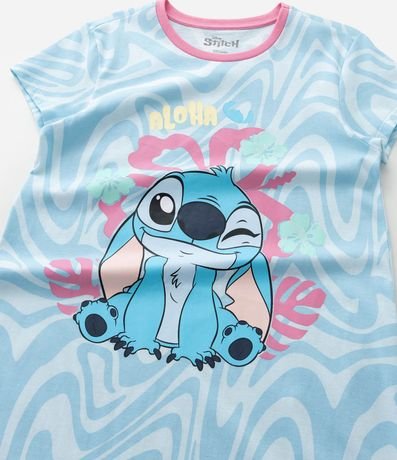 Camisón Infantil con Estampa de Stitch - Talle 5 a 14 años 6