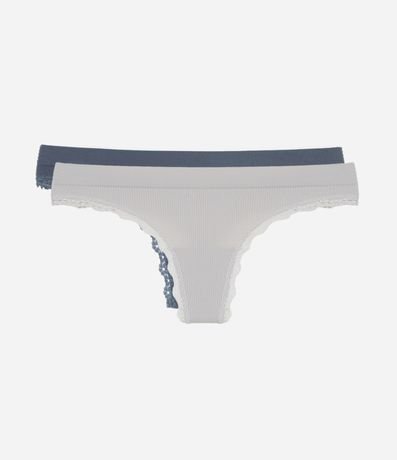 Kit 02 Bombachas en Poliamida Seamless Texturizadas