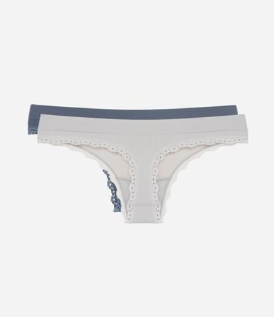 Kit 02 Bombachas en Poliamida Seamless Texturizadas 2