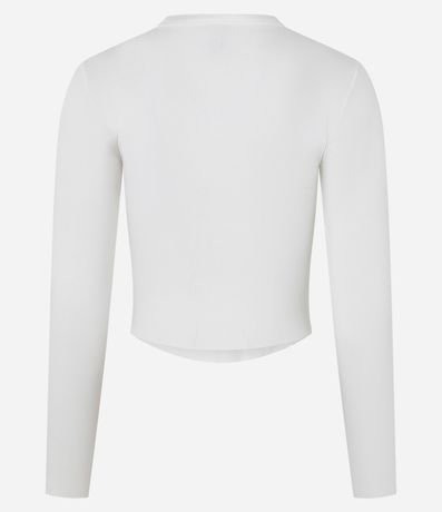 Blusa en Rib con Bajo Redondeado 6