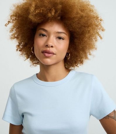 Blusa Cropped en Algodón Interlock 5