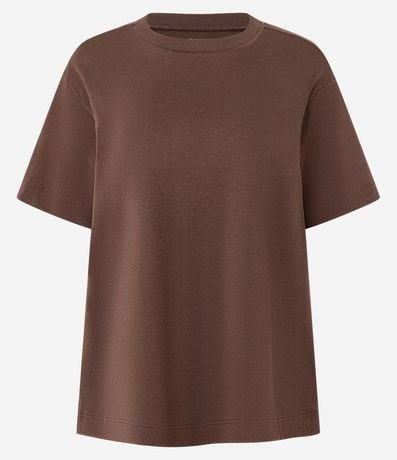 Remera Boxy en Algodón con Manga corta 6