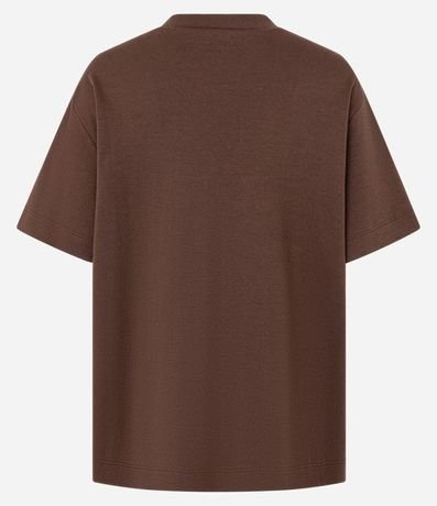 Remera Boxy en Algodón con Manga corta 7