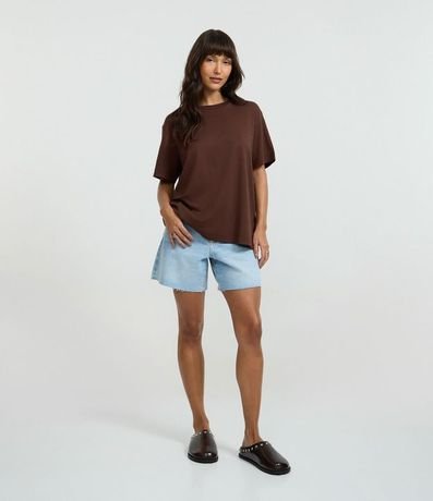 Remera Boxy en Algodón con Manga corta 2