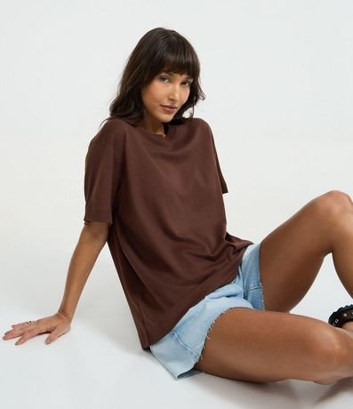 Remera Boxy en Algodón con Manga corta 3