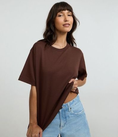 Remera Boxy en Algodón con Manga corta 5