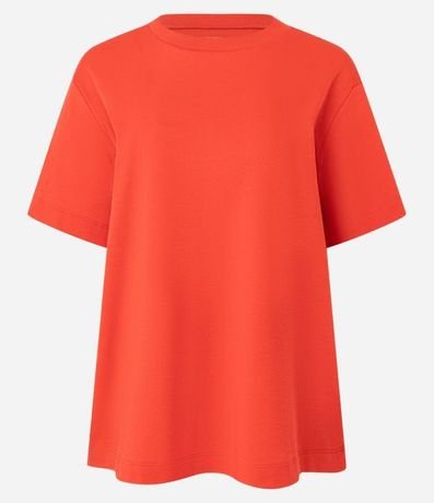 Remera Boxy en Algodón con Manga corta 4