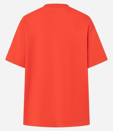 Remera Boxy en Algodón con Manga corta 5