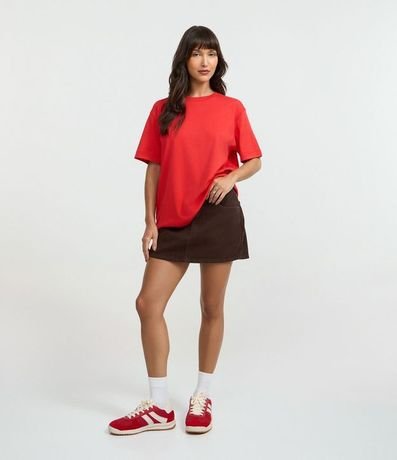 Remera Boxy en Algodón con Manga corta 2