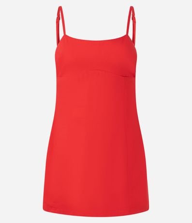 Vestido Tubinho Corto en Jeans con Bretel Fino 5