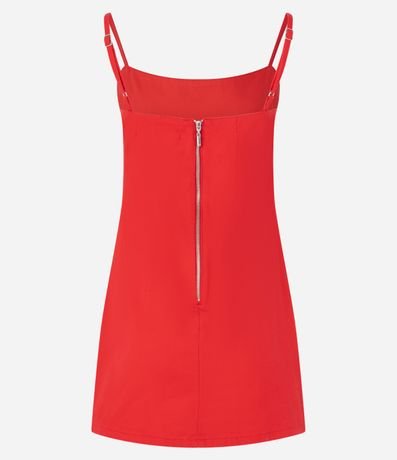 Vestido Tubinho Corto en Jeans con Bretel Fino 6