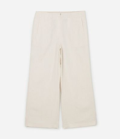 Pantalón Wide Leg sastrería en Viscolino Curve & Plus Size 5