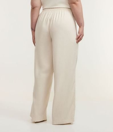 Pantalón Wide Leg sastrería en Viscolino Curve & Plus Size 4