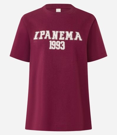 Blusa en Algodón con Lettering Ipanema 1993 5