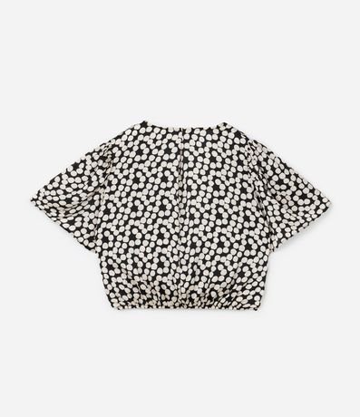 Blusa en Crepé de Lunares Satinado con Manga Sino Curve & Plus Size 4