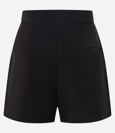 Short Pollera Sastre Cintura Alta con Traspase Sobre 2