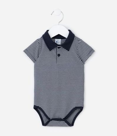 Body Infantil con Estampa Rayada - Talle 0 a 18 Meses 2