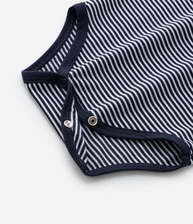 Body Infantil con Estampa Rayada - Talle 0 a 18 Meses 5