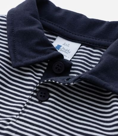 Body Infantil con Estampa Rayada - Talle 0 a 18 Meses 6